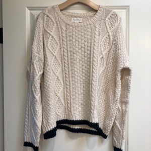 Velvet: cable sweater